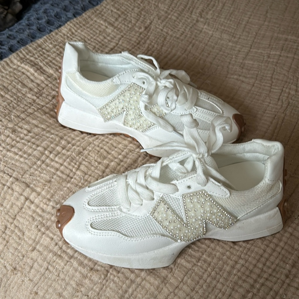 New balance custom bride sneakers size 5.5